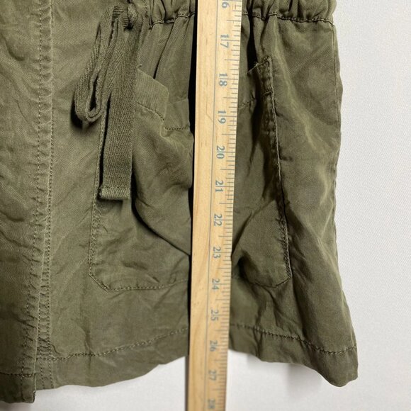 Social Standard By Sanctuary Womens Olive Tencel Safari Utility Jacket Size XL - Picture 7 of 9